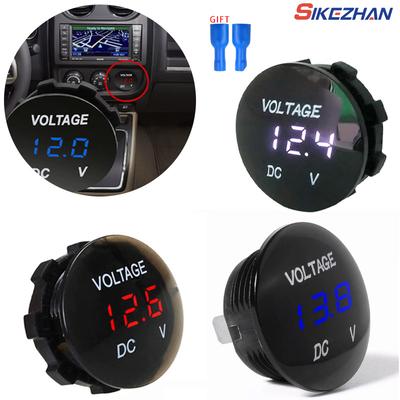 DC 12V-24V Digitální panelový voltmetr Měřič napětí Tester LED displej pro auto Motocykl Loď ATV Nákladní automobil Refit Příslušenství