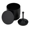 Aluminum Alloy Coffee Dosing Cup with Lid 58mm and Coffee Powder Picker Compatible with Espresso Machines and Coffee Tamper