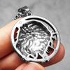 Retro Vintage Crown Thorns Christian Jesus God Pendant Necklace Chain Unisex Men Women Fashion Gothic Amulet Talisman Jewelry Party Gift