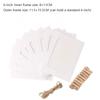 10 Pcs 2M Rope DIY Kraft Paper Picture Frame with Clips Picture Photo Frame  Home