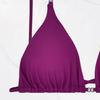 European & American Style 2025 Nylon Solid Color Split Bikini for Women