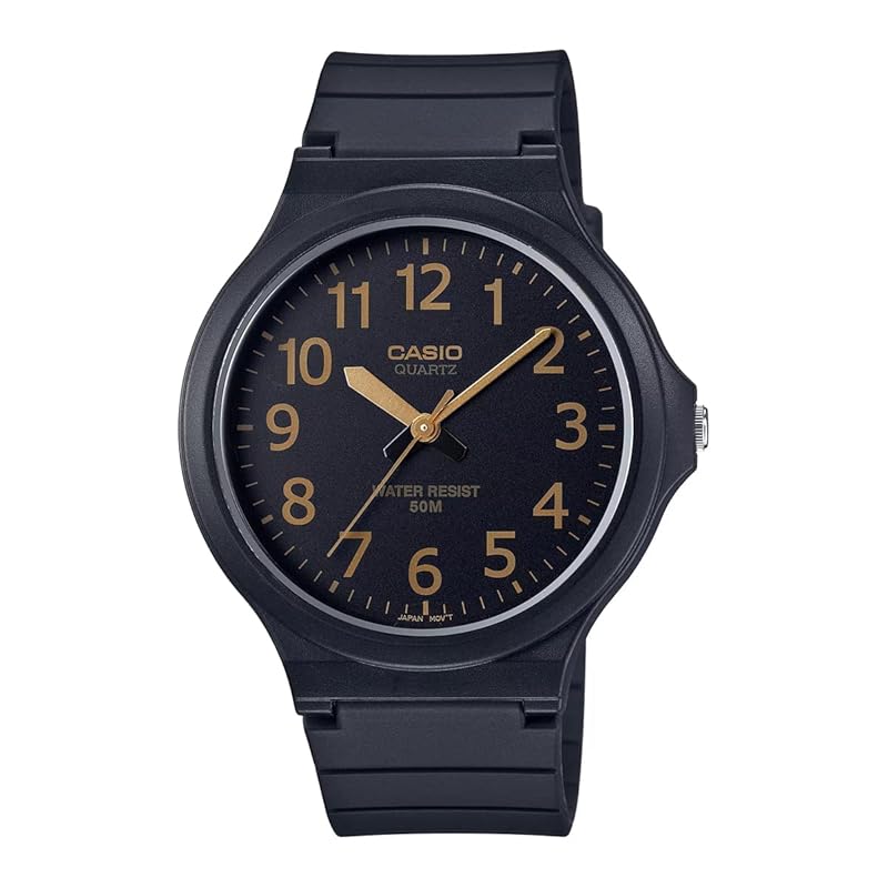 

[Casio] standard STANDARD analog quartz watch MW-240-1B2V No cosmetic box men s black overseas model [product]