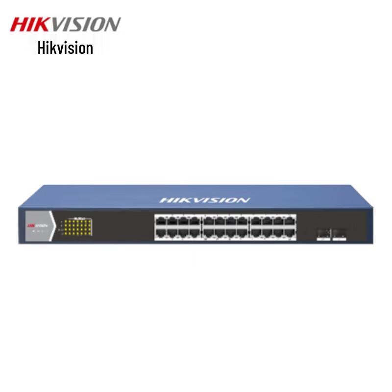 

Hikvision 24-Port Gigabit Unmanaged Rackmount PoE Switch