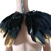 Double-Layer Goose Feather Shawl: Party Vest & Cowl