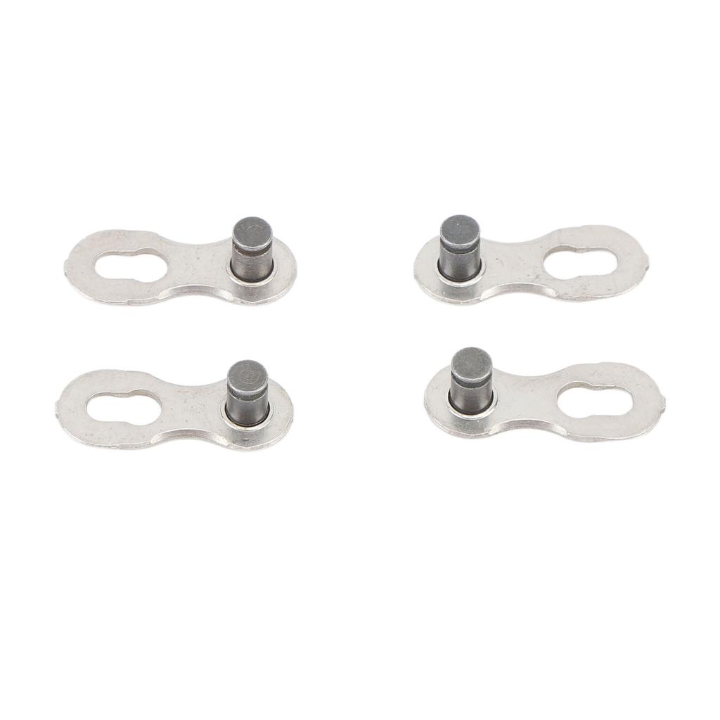 2 Pairs Bike Missing Link Alloy Steel Smoothing Edge Polished High Strength 10 Speed Quick Link for