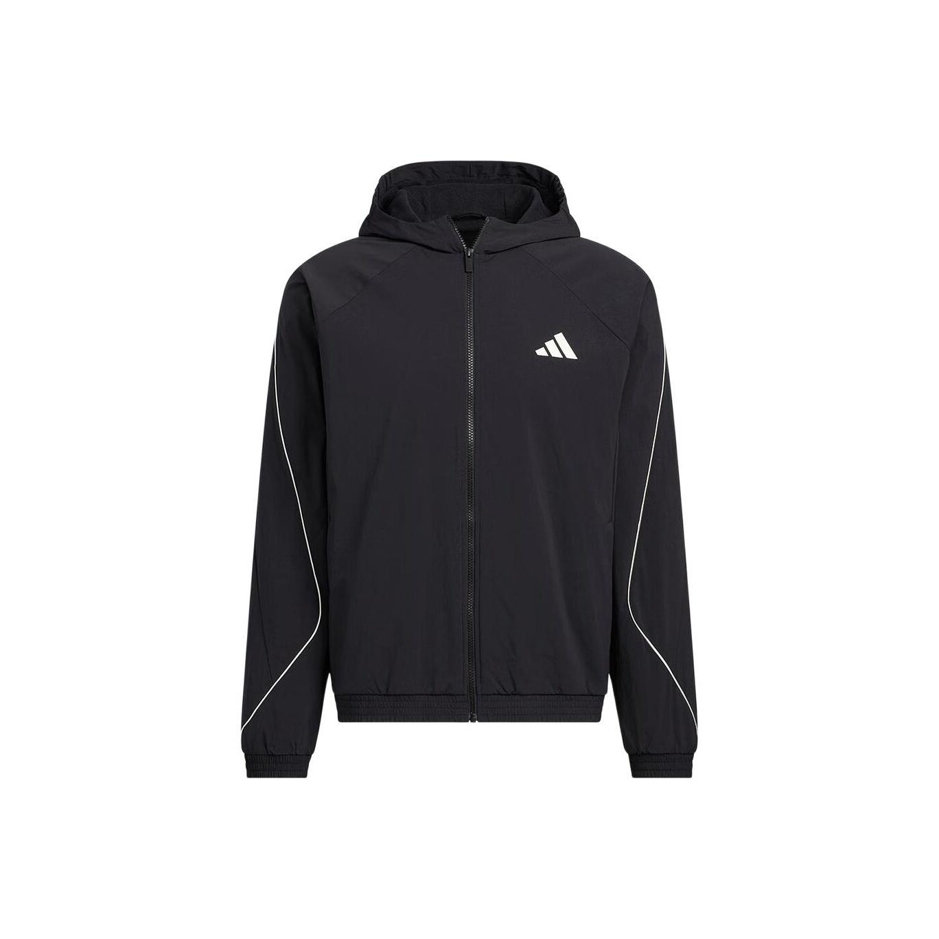 

Adidas Удобная Универсальная Спортивная Повседневная Куртка-Худи Тканая на Молнии Мужские Куртки KB9136 XL