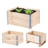 KADAX Wooden Pallet Extension 60x80cm Pallet Container Bed Pack of 2