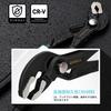 SHALL Water Pump Pliers 176mm 240mm 300mm Quick Release Adjustment Type Steel 3-piece CR-V