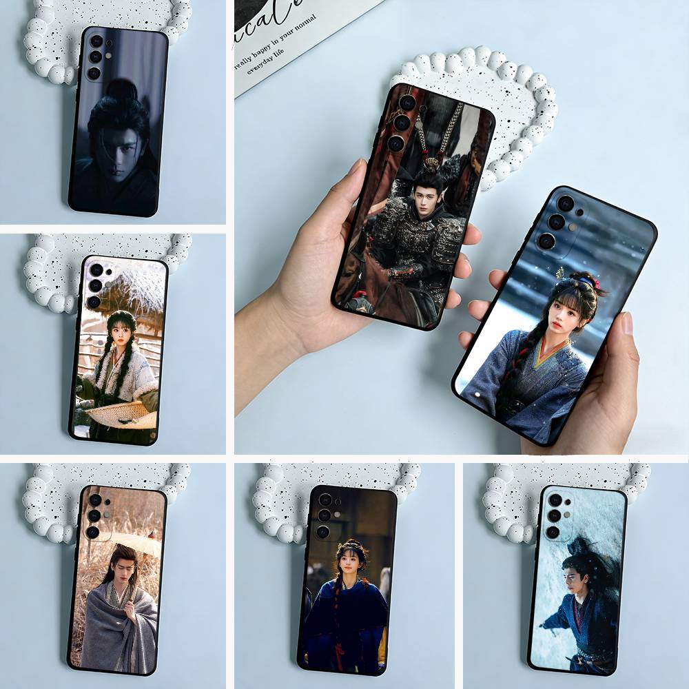 Zhang Linghe & Tian Xiwei Phone Case For Samsung S25,S24,S21,S22,S23,S30,Ultra,S20,Plus,Fe,Lite,Black Soft Silicone