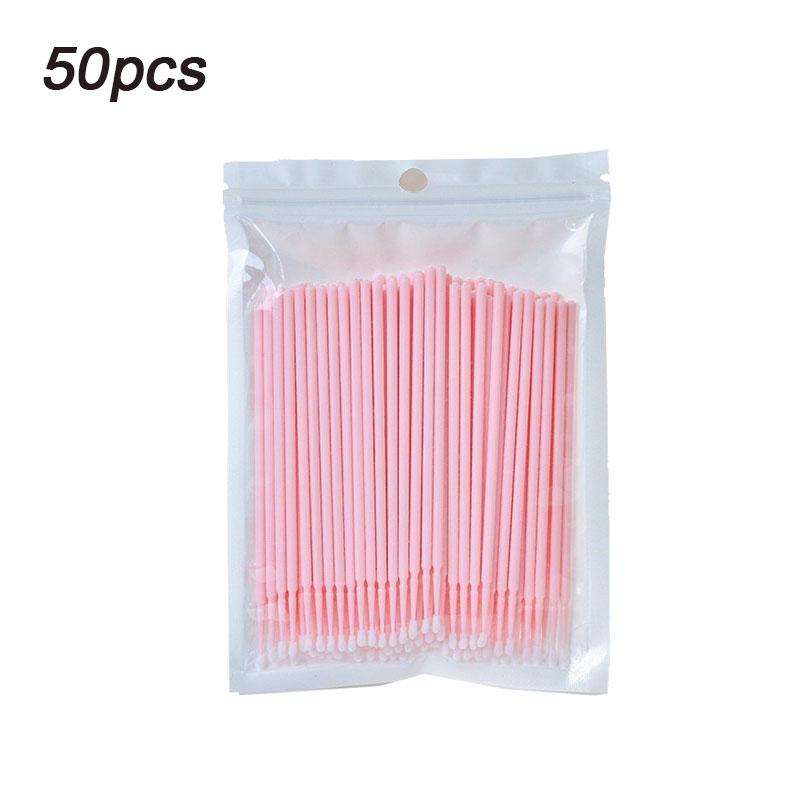 New 50/100pcs Eyelash Brushes Eyelash Extensions Spoolie Brush Eyebrow Comb Microbrush for Eyelashes HZS25