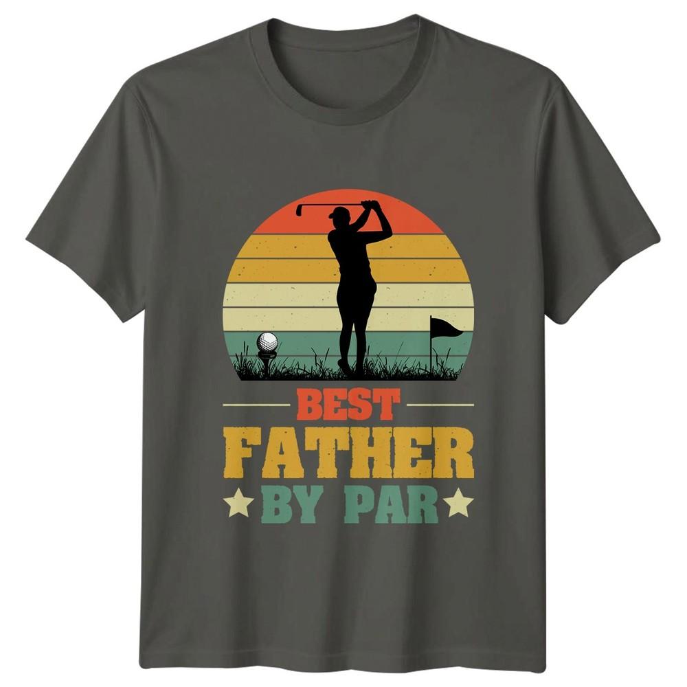 Best Father By Par Unisexs Tshirt Dad Golf Fathers Day Gift For Him S
