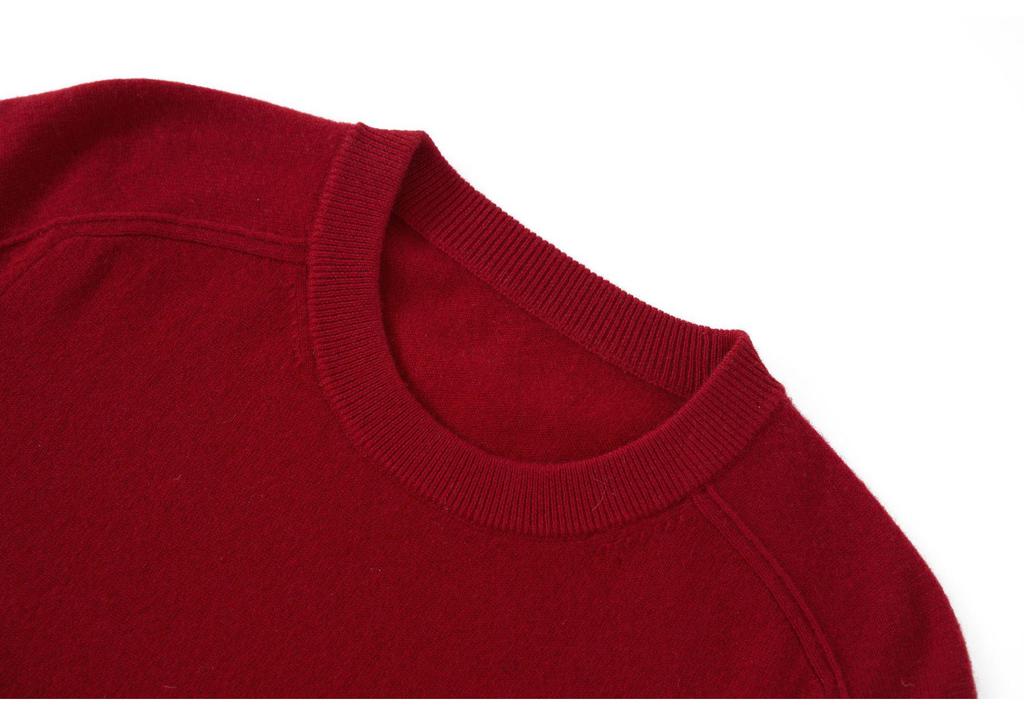 Women's Cashmere Crew Neck Loose Sweater - Soft, Skin-Friendly, Perfect for Autumn/Winter