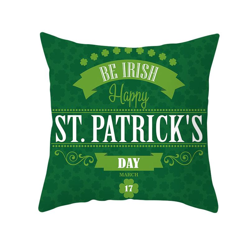 St. Patrick's Day Pillow Case Irish Pillow Case Home Decoration Sofa Pillow Ins Style Pillow