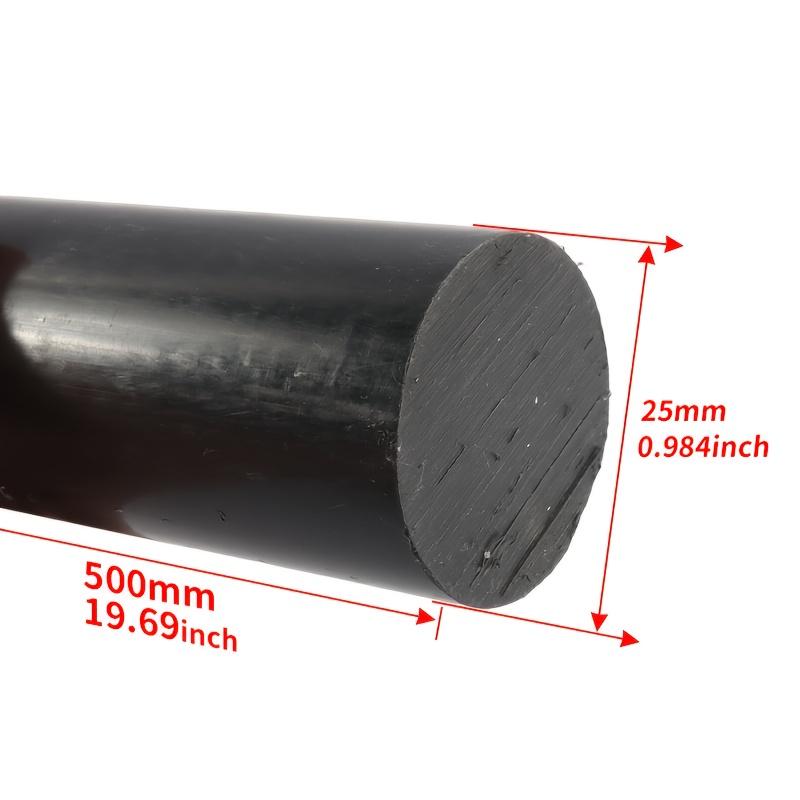 

High-Density PA6 Nylon Rod 15/20/25/30x500mm, Wear-Resistant for Auto/Gears/Bearings/Cleaner 15x500