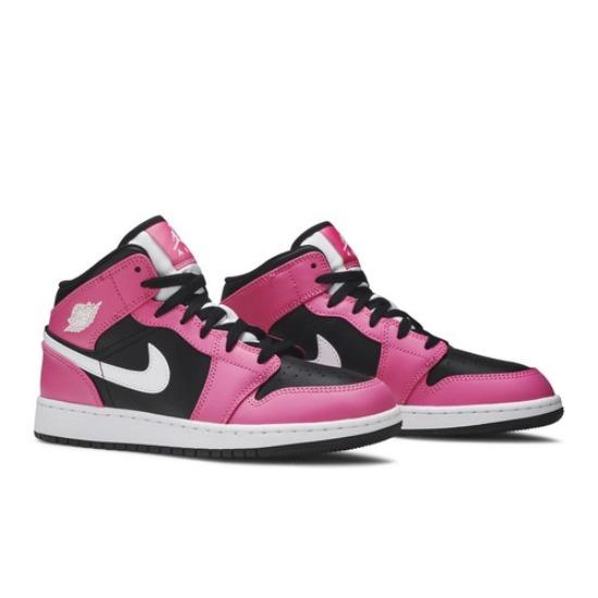 Air Jordan 1 Mid GS Pinksicle Retro Sneakers 555112-002