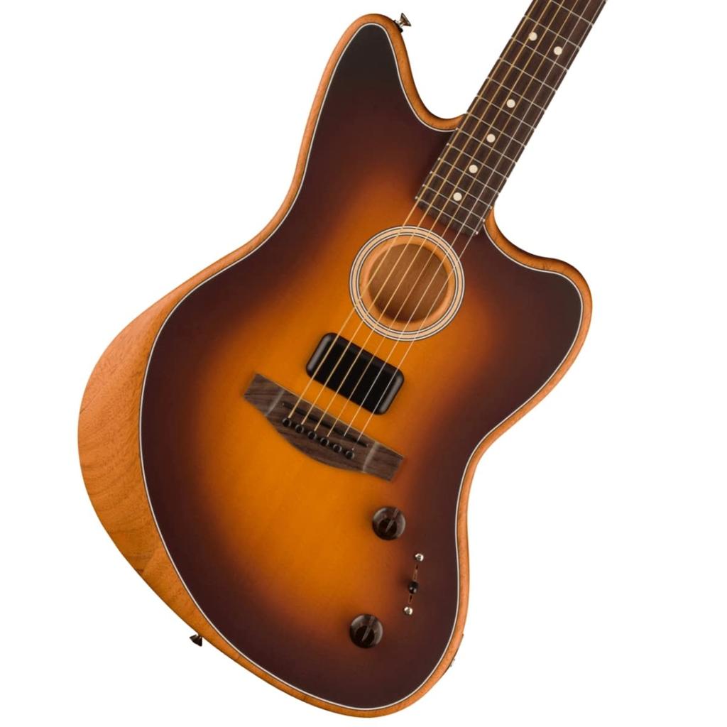 Fender Player Rosewood with Gig Bag Acoustasonic® Jazzmaster®, Fingerboard, 2-Color Sunburst,