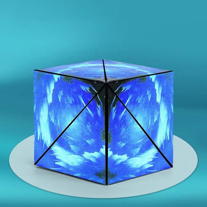 Nowy! Star Cube magnetyczna geometria o specjalnym kształcie magiczna kostka dekompresyjna ulga w niepokoju zabawki dla dzieci mężczyzn