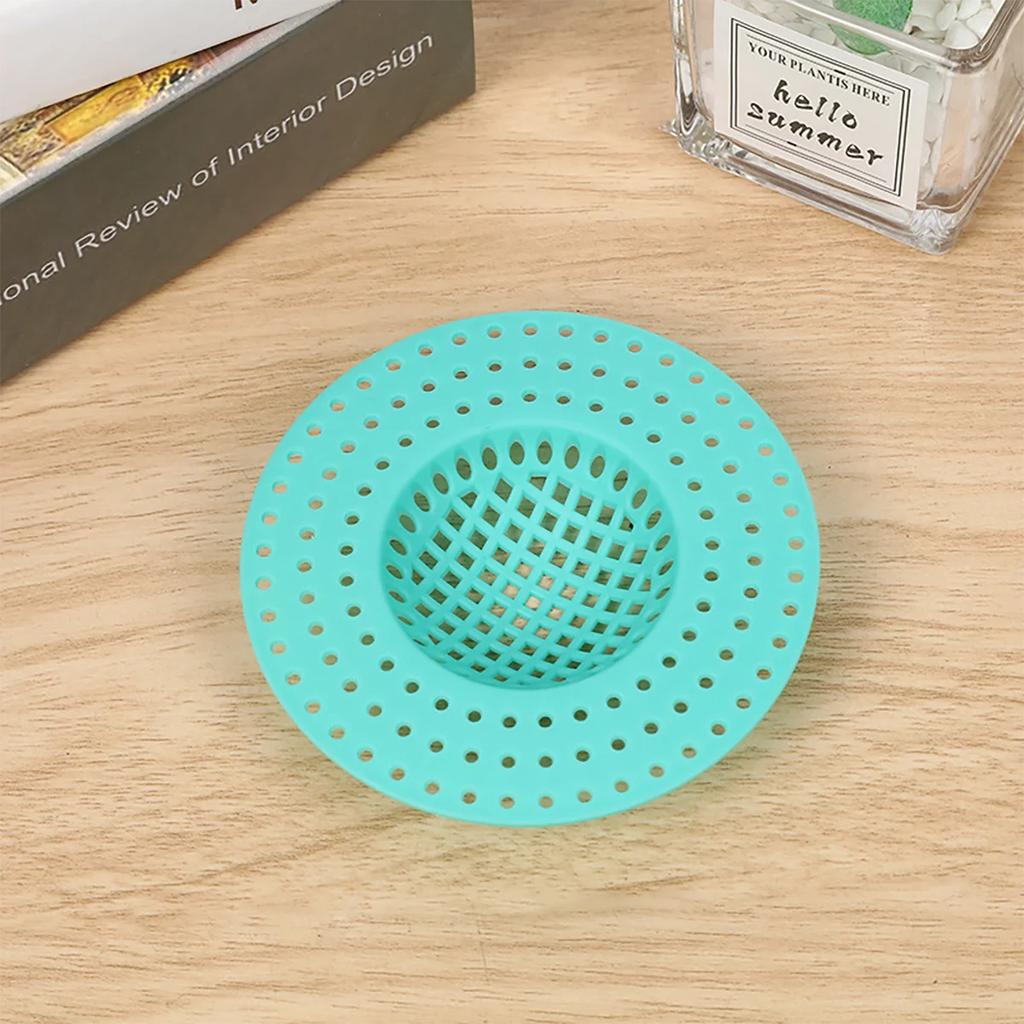5PCS Kitchen Sink Strainer PP Anti Clogging Strainer Fast Drainage Skeleton Design Yellow/Green/Orange/Black 4 Colors Available