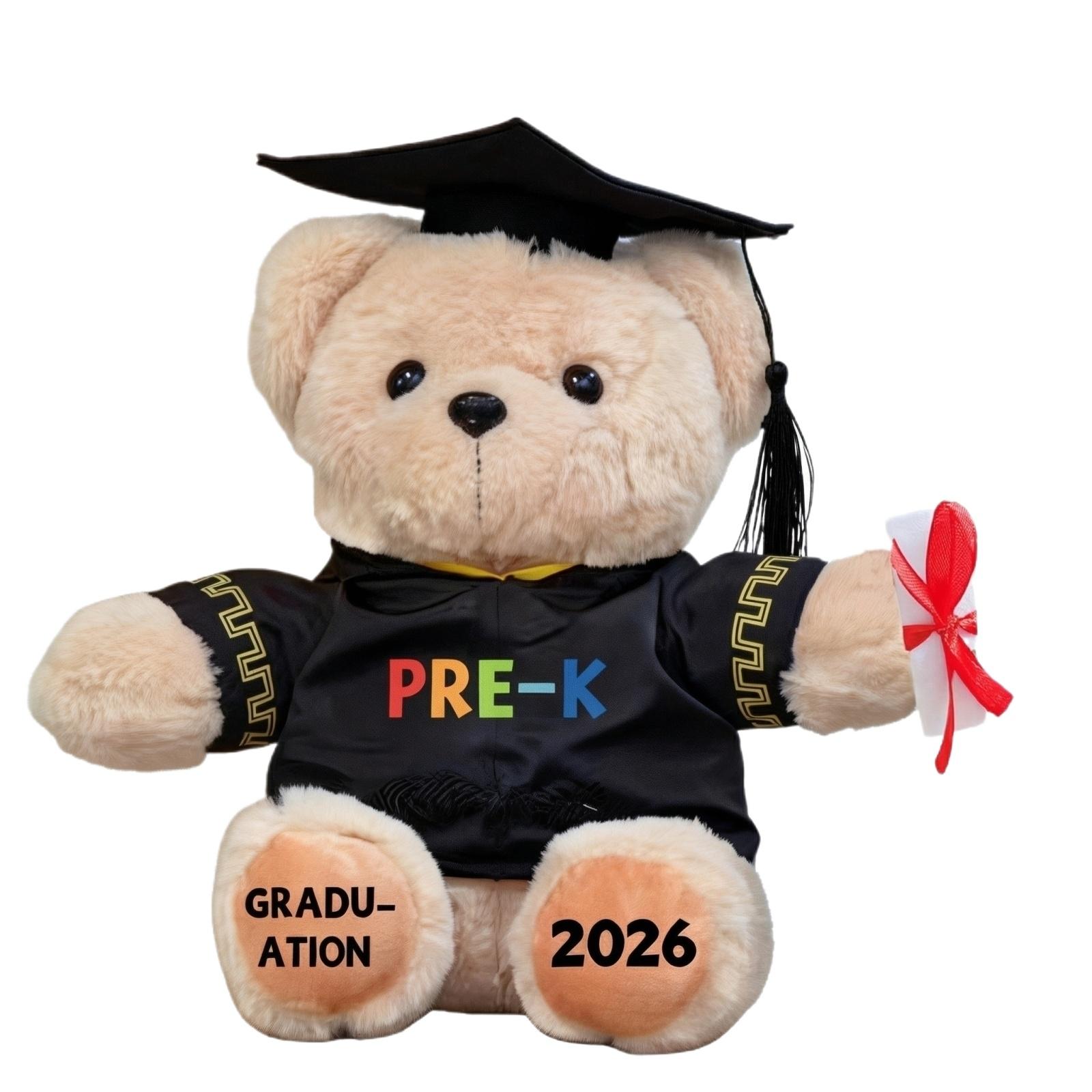Commemorative Plush Toys For Graduation чёрный