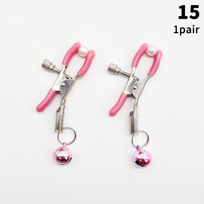 1 Pair Adult Nipple Clamps Metal Milk Clip Breast Clitoris Massage Sex Toy for Couples Novelty Lover Game Female Sex Toys