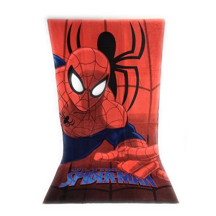 Serviette de plage - Marvel - Spiderman - 100% coton - 70x140 cm - Touché velours