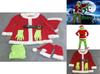 Polyester Grinch Kostüm Anzug Mit Hut Jacke Gürtel Handschuhe Hose Fußabdeckung