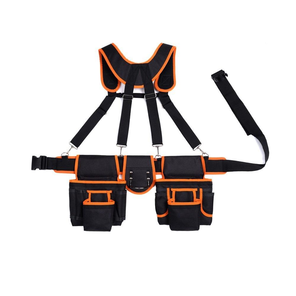 Large Capacity Woodworking Tool Belt Adjustable Design Multi Functional Tool Belt  Carpenter Work