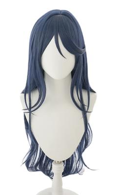 Ichika Hoshino Cosplay Wig with Net, Navy Blue, Heat-Resistant, Perfect for Halloween Costumes