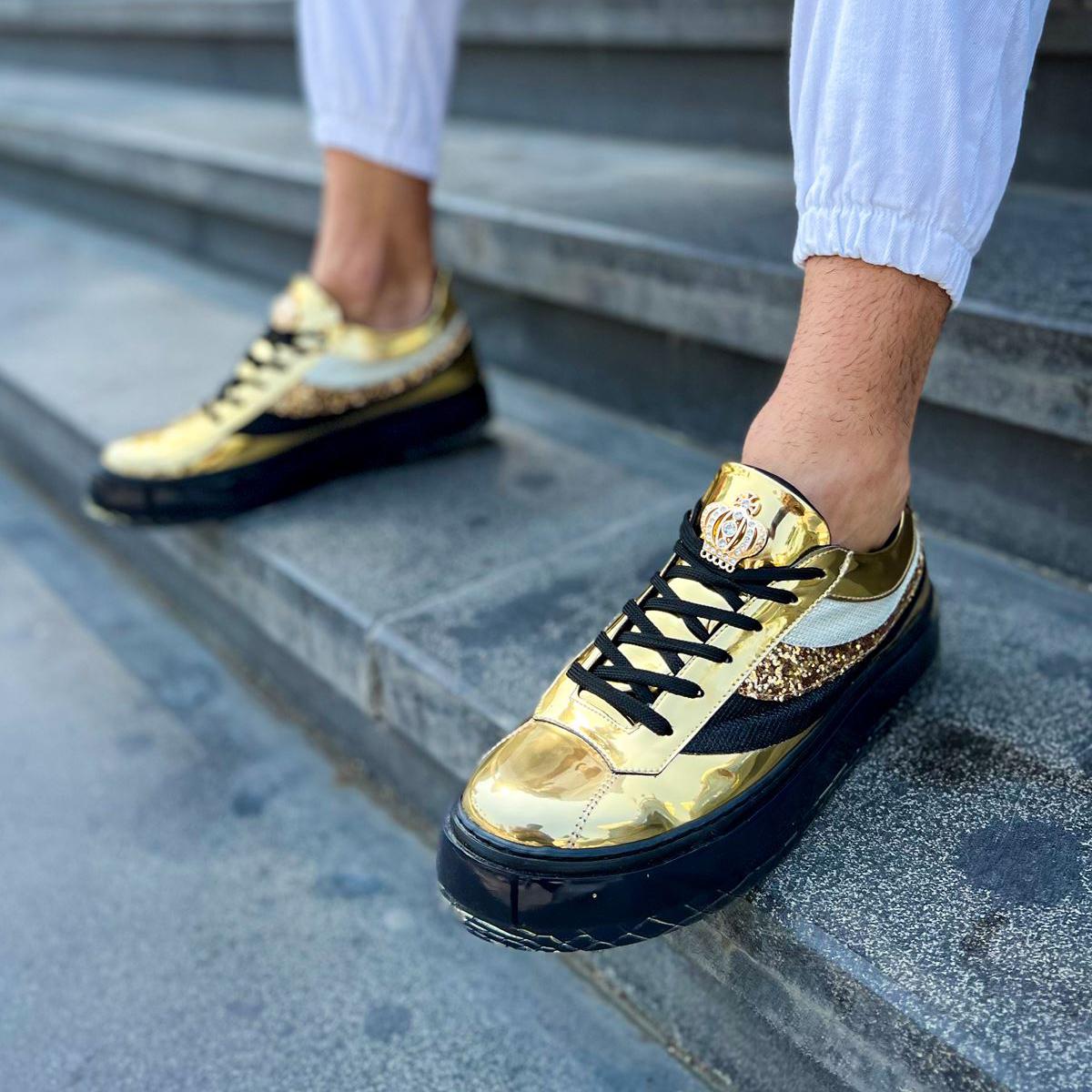 

CHEKICH оригинальные брендовые повседневные мужские кроссовки золотого цвета Majesty ST, высококачественные кроссовки, мужская обувь специального дизайна, CH975