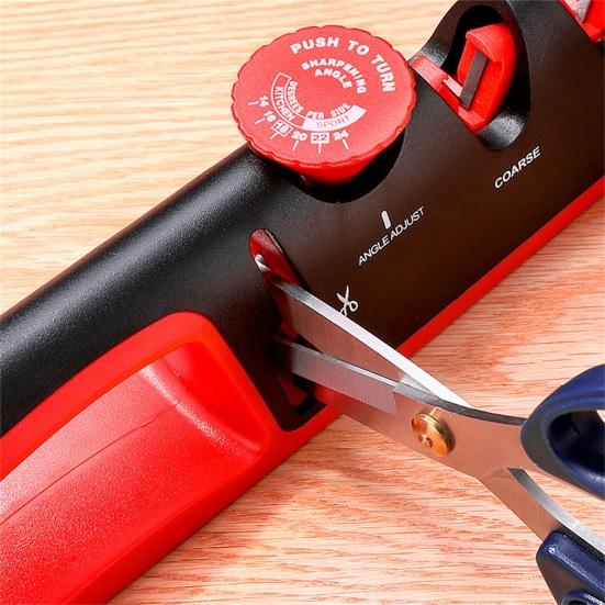 Kuchyňské potřeby Whetstone 6 Gears Vysoká tvrdost Kuchyňské nůžky šetřící práci Brousek Odolný Víceúčelový Antikorozní