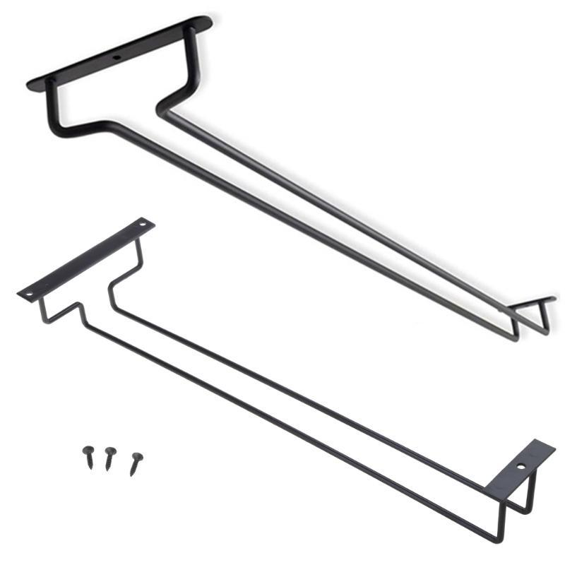 Wein-Glasregal Unter dem Schrank Wein-Glas-Halter Gläser-Aufbewahrung Aufhänger Eisenkunst für Bar Küche