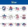 Independence Usa Day Flag Cake Insert Card For Party Table Dessert Decoration