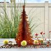 3pcs Rustic Vintage Christmas Tree Garden Stakes, Perfect For Yard, Pots, And Indoor Decor – No Electricity Needed, Festive Holiday Decoration Gift