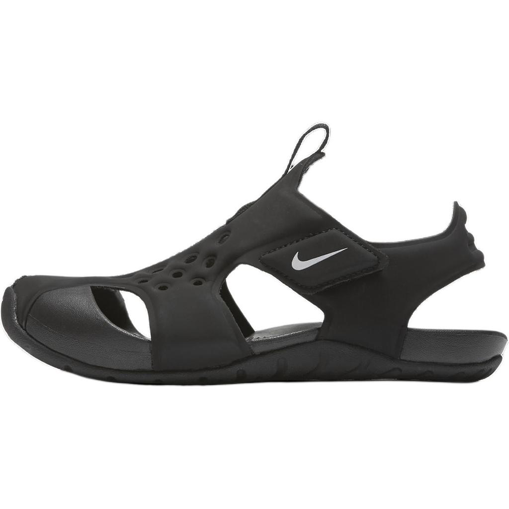 Nike Sunray Protect 2 Sandals Slip Resistant Abrasion Resistant Children's Sandals Black Children Aged 3 7 Years Old 943826-001