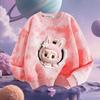 Girls' Fashion Hoodie, Spring and Autumn Children's LBB Loose Long-sleeved Hoodie