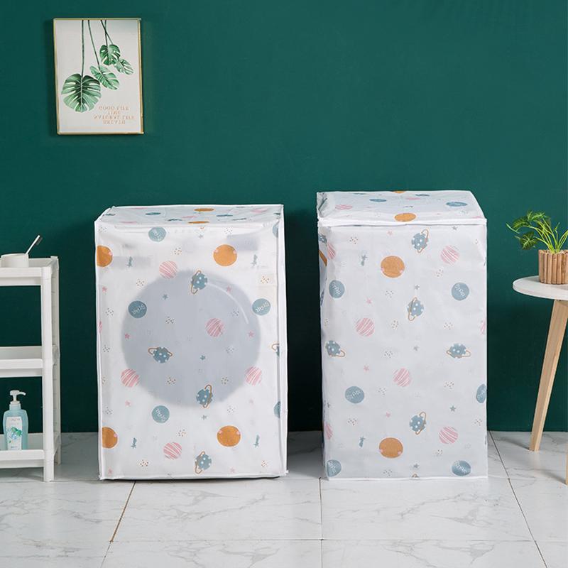 1PC Universal Washing Machine Cover Washing Machine Dust Cover Anti-Mold Laundry Cover Heavy-Duty 83x62cm/84x57cm