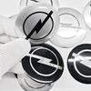 EQKT1 4pcs 56mm 60mm 65mm Car Wheel Center Stickers Hup Emblem For Opel Insignia Astra J F Antara Meriva Zafira H G Corsa Vectra OPC