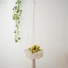 Sturdy Cotton Handwoven Hanging Storage Baskets Stylish Kitchen Organizers Portable for Fruit and Vegetable Display