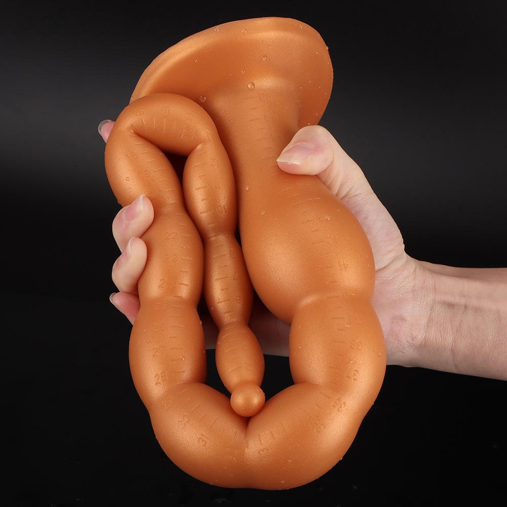 Super Long Silicone a Kind of Love Toys Butt Plug Soft Men's and Women's Tail Anal Whip Climax Masturbation Device Sexy Sex Toy