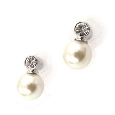 [J7712] - White 'Sissi' Designer Earrings