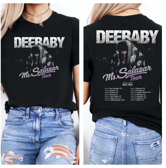 DEEBABY 2025 Tour tee Deebaby shirt 2025 Tour Deebaby rapper Deebaby gif Deebaby 2XL