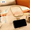 Creative Phone Holder With Mini Desktop Trash Can Multifunction Transparent Mobile Phone Tablet Stand Mini Trash Can