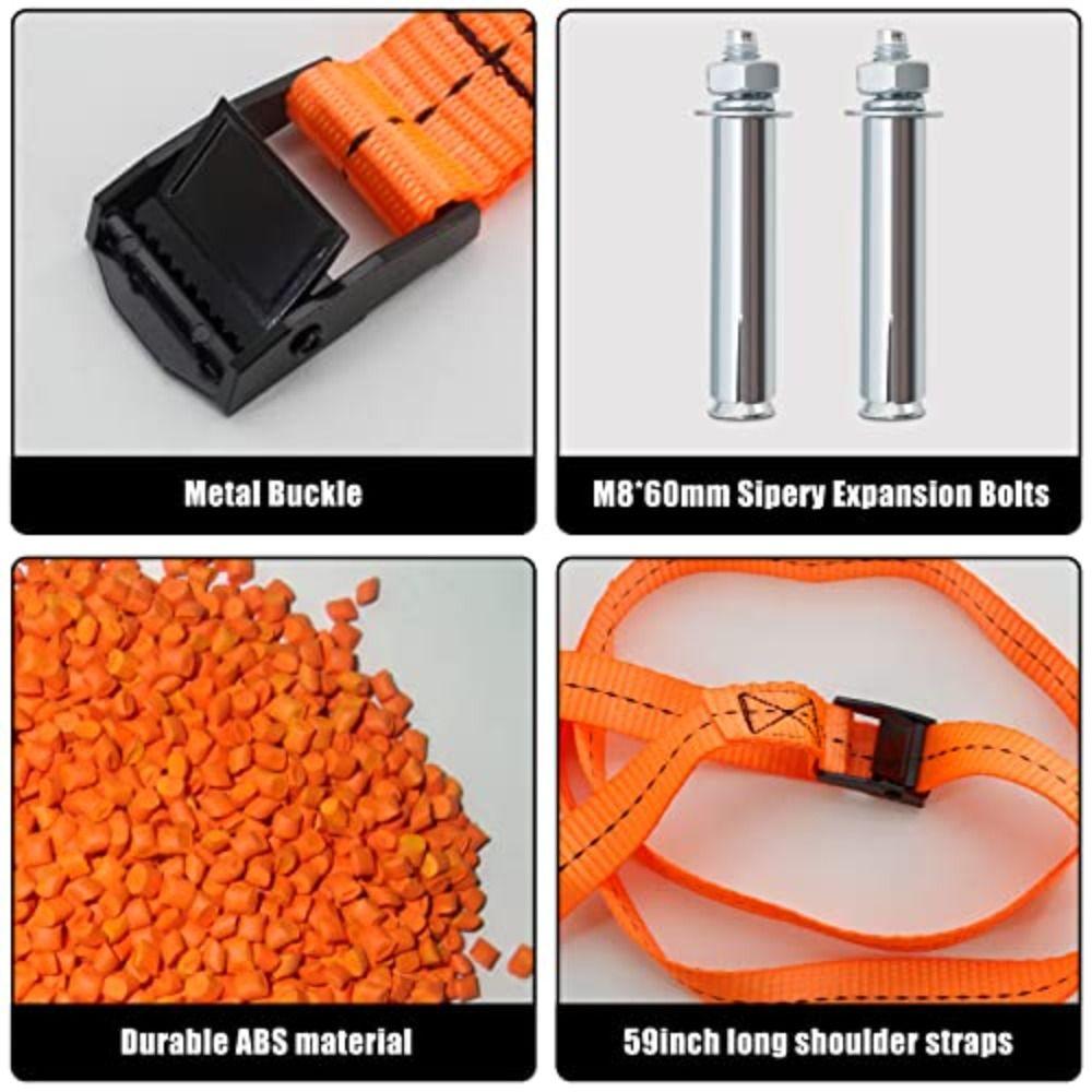 Durable ABS Gas Cylinder Bracket Heavy Duty Wall Mounted Bracket Propane Tank Holder  Motorhome