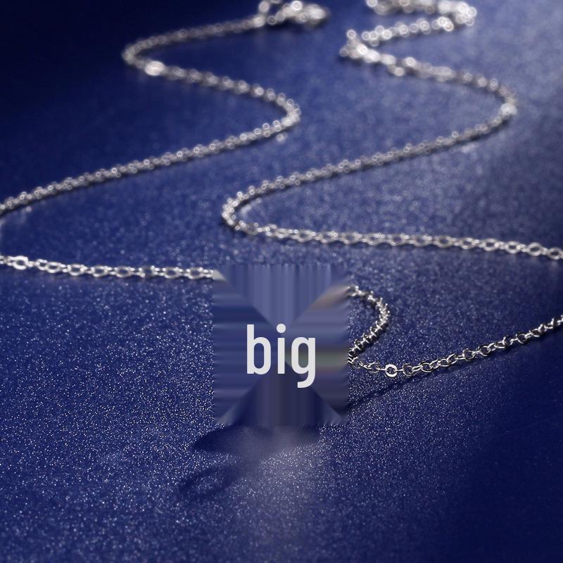 S925 Sterling Silver Ginkgo Leaf Necklace - Women's Forest Style, Light Luxury Clavicle Chain