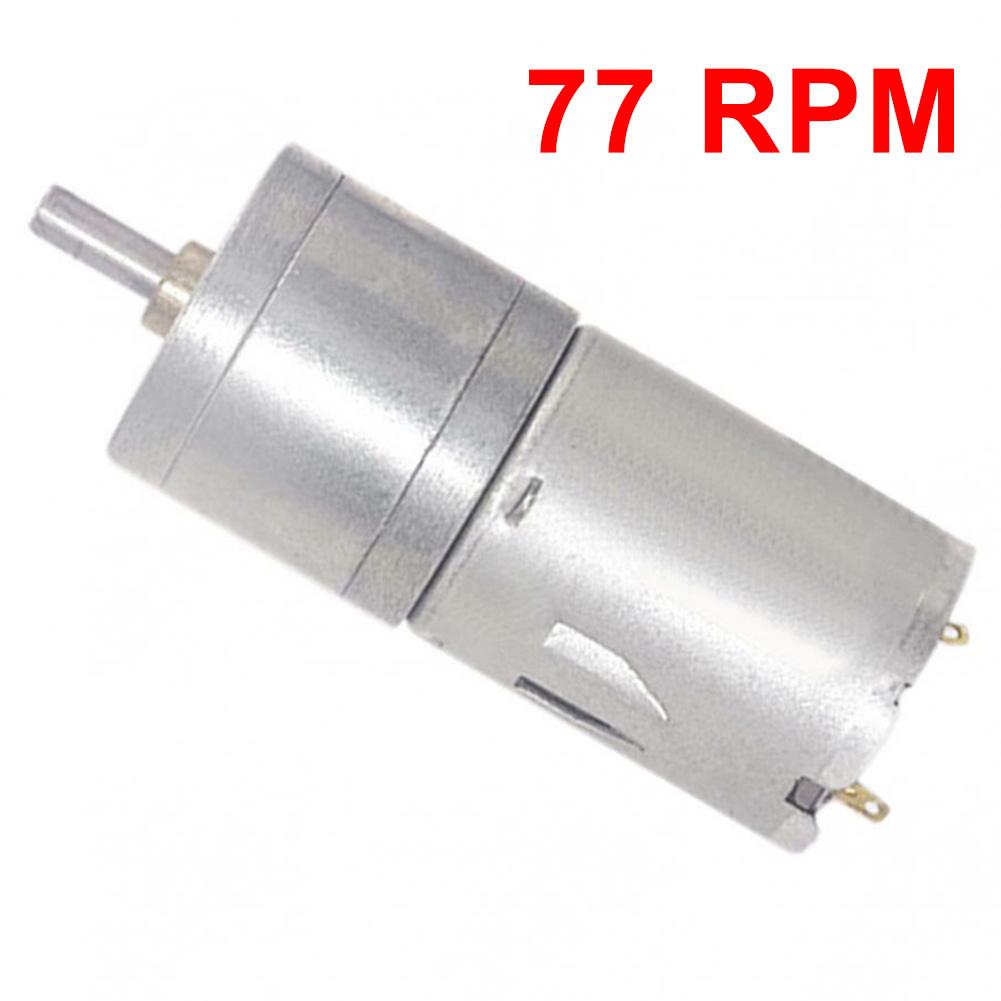Motore CC con Riduttore JGA25-370 12V Motore Elettrico con Ingranaggi Alto Coppia Ingranaggi Metallici Riduttore CC Elettrodomestici 22 Giri/min 26 Giri/min