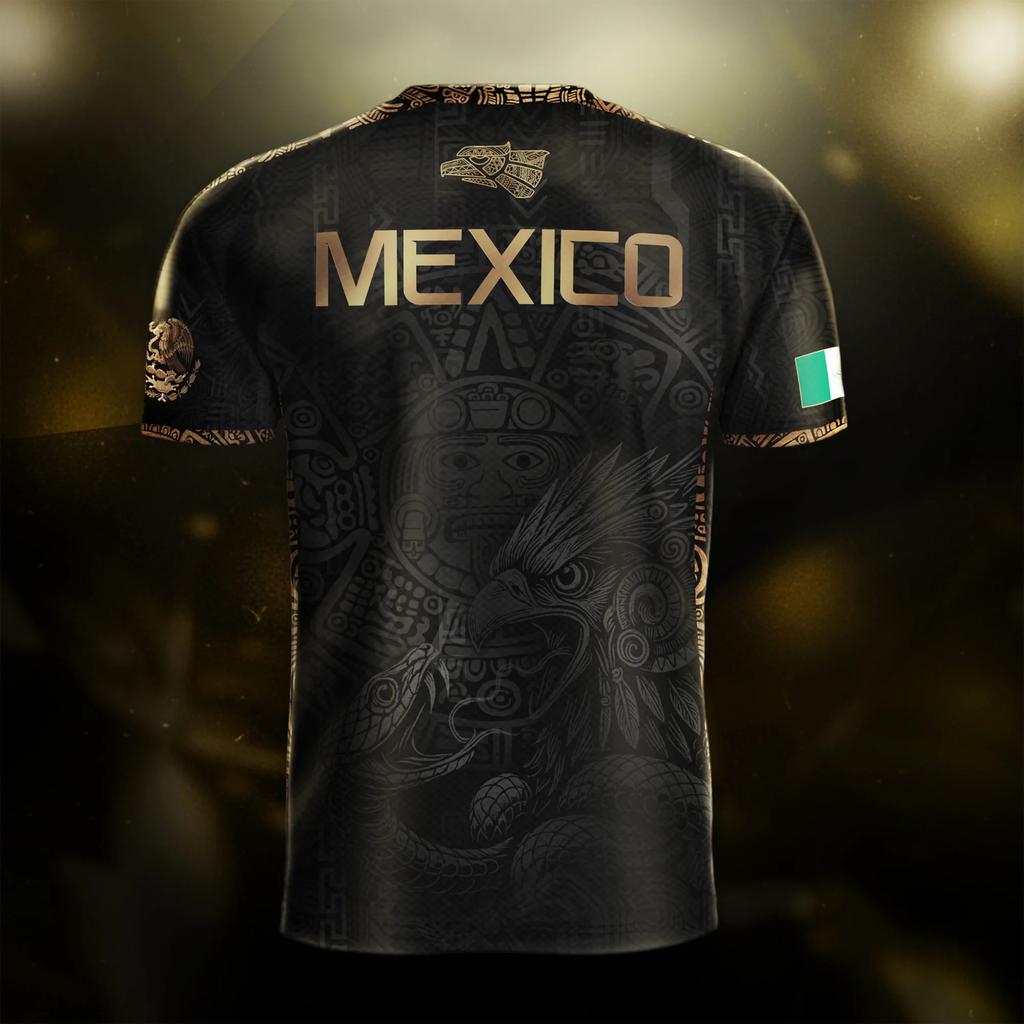 Men's Casual Short Sleeve T-Shirt Mexico Letter Print Crew Neck Lightweight Breathable Fabric Summer Top