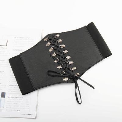 Retro Elastic Shirt, Waist Seal, Outer Cover, Wide Women'S Skirt Decorative Shirt, Corset Belt.