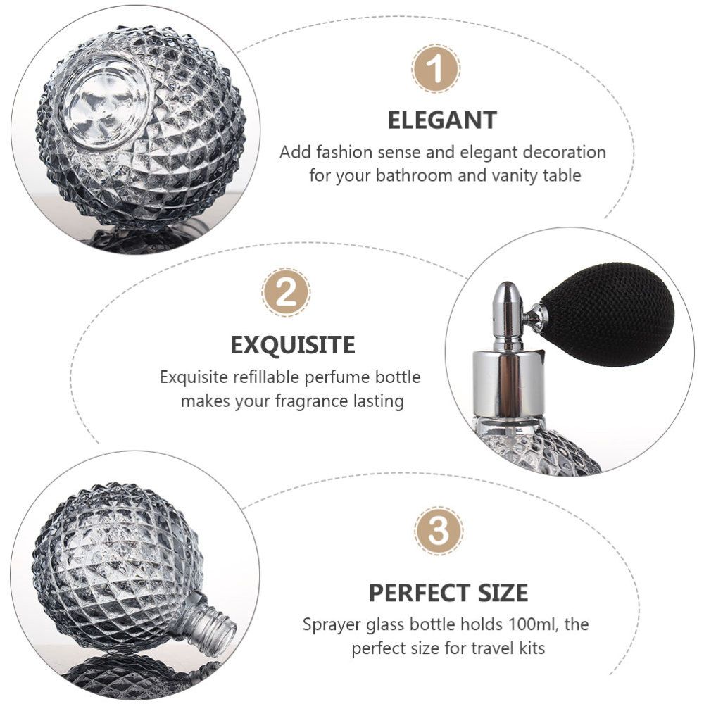 outfit Cosmetics Airbag Spray bottle Glass Perfume Bottle Dispensed bottles Refillable Bottles