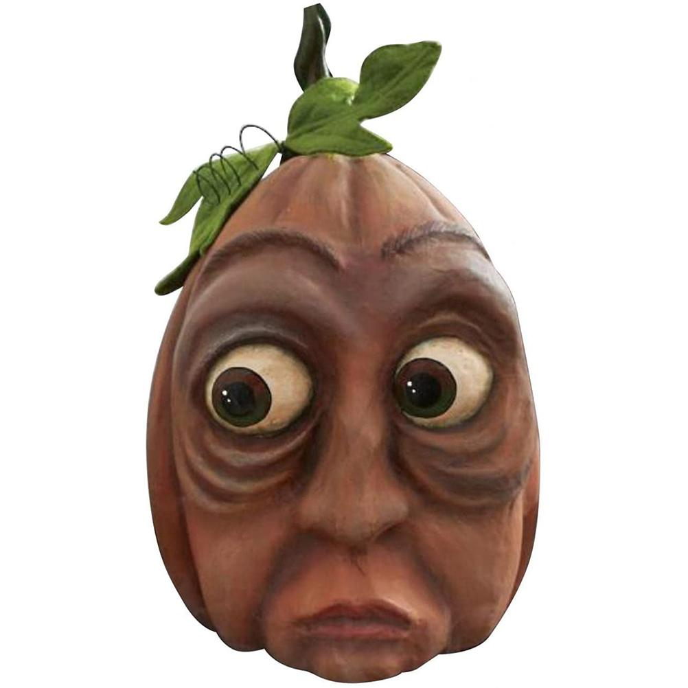 

Тыква на Хэллоуин. Украшения из смолы в виде тыквы с реалистичными выражениями для украшения на Хэллоуин. pink Silver 3pcs