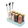 Silicone Lipstick Holder 12 Spaces Lipstick Organizer for Lipstick Eyebrow Pencil Makeup Brush